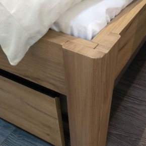 АФИНА А3в Кровать 1400 (крафт) в Невьянске - nevyansk.ok-mebel.com | фото 5