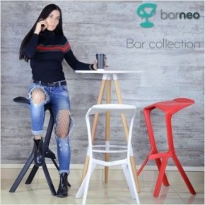 Барный стул Barneo N-227 Miura черный в Невьянске - nevyansk.ok-mebel.com | фото 2