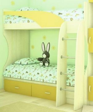 Кровать 2-ярусная Бэби 2 в Невьянске - nevyansk.ok-mebel.com | фото 3