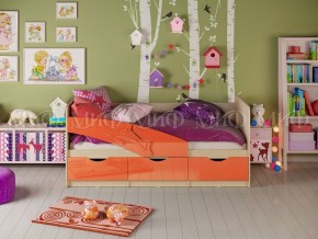 ДЕЛЬФИН Кровать 1600 (Оранжевый металлик) в Невьянске - nevyansk.ok-mebel.com | фото