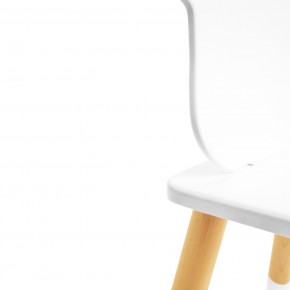 Детский комплект стол и стул «Звезда» Rolti Baby (белый/береза, массив березы/мдф) в Невьянске - nevyansk.ok-mebel.com | фото 2