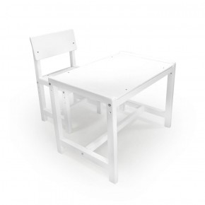 Детский растущий комплект стол и стул Я САМ "Лофт" (Белый, Белый) в Невьянске - nevyansk.ok-mebel.com | фото
