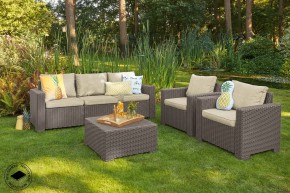 Диван Калифорния 3-х местный (California 2 Sofa), капучино в Невьянске - nevyansk.ok-mebel.com | фото 3