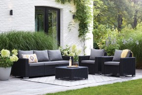 Диван Калифорния 3-х местный (California 3 Sofa), графит в Невьянске - nevyansk.ok-mebel.com | фото 3