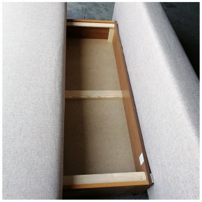 Диван-кровать Комфорт без подлокотников BALTIC AZURE (2 подушки) в Невьянске - nevyansk.ok-mebel.com | фото 6