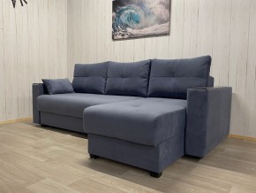 Диван угловой Комфорт-3 (НПБ+МДФ) велюр Monaco 13 в Невьянске - nevyansk.ok-mebel.com | фото 2