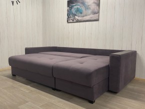 Диван угловой Комфорт-3 (НПБ+МДФ) велюр Monaco 8 в Невьянске - nevyansk.ok-mebel.com | фото 3