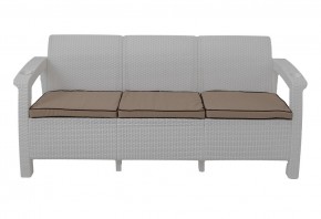Диван Yalta Premium Sofa 3 Set (Ялта) белый (+подушки под спину) в Невьянске - nevyansk.ok-mebel.com | фото 2