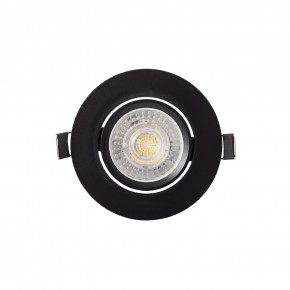 DK3020-BK Встраиваемый светильник, IP 20, 10 Вт, GU5.3, LED, черный, пластик в Невьянске - nevyansk.ok-mebel.com | фото
