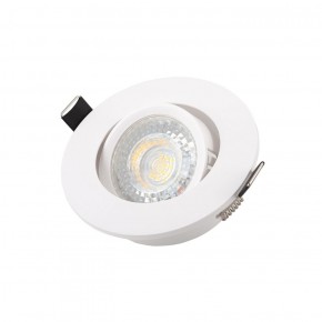 DK3020-WH Встраиваемый светильник, IP 20, 10 Вт, GU5.3, LED, белый, пластик в Невьянске - nevyansk.ok-mebel.com | фото 3