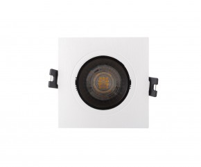 DK3021-WB Встраиваемый светильник, IP 20, 10 Вт, GU5.3, LED, белый/черный, пластик в Невьянске - nevyansk.ok-mebel.com | фото