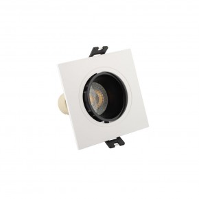 DK3021-WB Встраиваемый светильник, IP 20, 10 Вт, GU5.3, LED, белый/черный, пластик в Невьянске - nevyansk.ok-mebel.com | фото 2