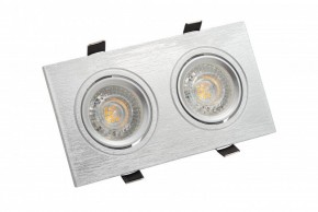 DK3022-CM Встраиваемый светильник, IP 20, 10 Вт, GU5.3, LED, серый, пластик в Невьянске - nevyansk.ok-mebel.com | фото 3