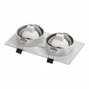 DK3022-CM Встраиваемый светильник, IP 20, 10 Вт, GU5.3, LED, серый, пластик в Невьянске - nevyansk.ok-mebel.com | фото 4
