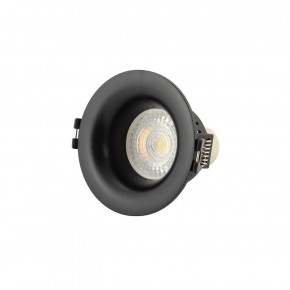 DK3024-BK Встраиваемый светильник, IP 20, 10 Вт, GU5.3, LED, черный, пластик в Невьянске - nevyansk.ok-mebel.com | фото