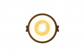 DK3026-BG Встраиваемый светильник, IP 20, 10 Вт, GU5.3, LED, черный/золотой, пластик в Невьянске - nevyansk.ok-mebel.com | фото 2