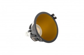 DK3026-BG Встраиваемый светильник, IP 20, 10 Вт, GU5.3, LED, черный/золотой, пластик в Невьянске - nevyansk.ok-mebel.com | фото 4