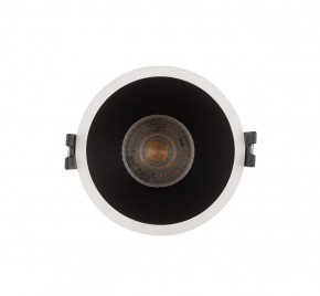 DK3026-WB Встраиваемый светильник, IP 20, 10 Вт, GU5.3, LED, белый/черный, пластик в Невьянске - nevyansk.ok-mebel.com | фото
