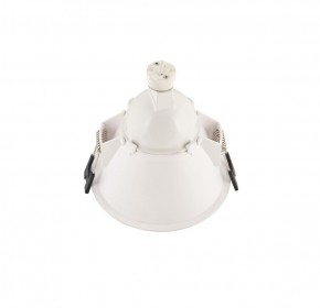 DK3026-WG Встраиваемый светильник, IP 20, 10 Вт, GU5.3, LED, белый/золотой, пластик в Невьянске - nevyansk.ok-mebel.com | фото 3