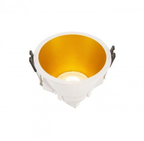 DK3026-WG Встраиваемый светильник, IP 20, 10 Вт, GU5.3, LED, белый/золотой, пластик в Невьянске - nevyansk.ok-mebel.com | фото 4