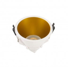 DK3026-WG Встраиваемый светильник, IP 20, 10 Вт, GU5.3, LED, белый/золотой, пластик в Невьянске - nevyansk.ok-mebel.com | фото 2