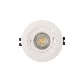 DK3029-WH Встраиваемый светильник, IP 20, 10 Вт, GU5.3, LED, белый, пластик в Невьянске - nevyansk.ok-mebel.com | фото 1