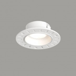DK3055-WH Встраиваемый светильник, IP 20, 10 Вт, GU5.3, LED, белый, пластик в Невьянске - nevyansk.ok-mebel.com | фото