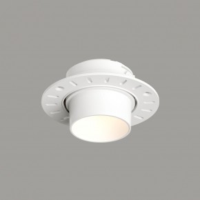 DK3056-WH Встраиваемый светильник под шпатлевку, IP20, до 15 Вт, LED, GU5,3, белый, пластик в Невьянске - nevyansk.ok-mebel.com | фото