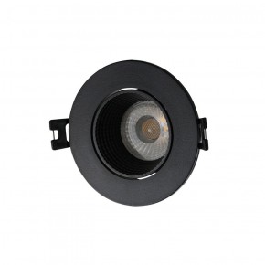 DK3061-BK Встраиваемый светильник, IP 20, 10 Вт, GU5.3, LED, черный/черный, пластик в Невьянске - nevyansk.ok-mebel.com | фото