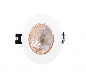 DK3061-WBR Встраиваемый светильник, IP 20, 10 Вт, GU5.3, LED, белый/бронзовый, пластик в Невьянске - nevyansk.ok-mebel.com | фото