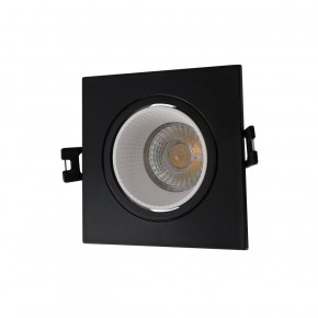 DK3071-BK+WH Встраиваемый светильник, IP 20, 10 Вт, GU5.3, LED, черный/белый, пластик в Невьянске - nevyansk.ok-mebel.com | фото