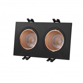 DK3072-BBR Встраиваемый светильник, IP 20, 10 Вт, GU5.3, LED, черный/бронзовый, пластик в Невьянске - nevyansk.ok-mebel.com | фото