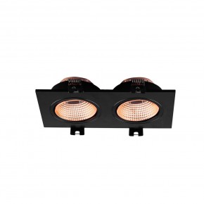 DK3072-BBR Встраиваемый светильник, IP 20, 10 Вт, GU5.3, LED, черный/бронзовый, пластик в Невьянске - nevyansk.ok-mebel.com | фото 2