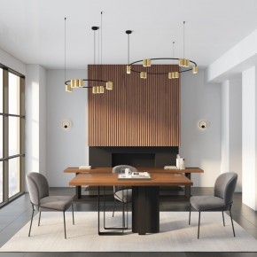 DK5060-BK+SG Бра ORBIT, IP20, 3000К, LED, 10 Вт, черный + сатинированное золото, алюминий в Невьянске - nevyansk.ok-mebel.com | фото 6