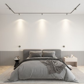 DK5072-DN Бра SHINE WALL со светодиодом, D104*H68, IP20, 3000К, 3W, RA?90, темный никель, алюминий в Невьянске - nevyansk.ok-mebel.com | фото 4