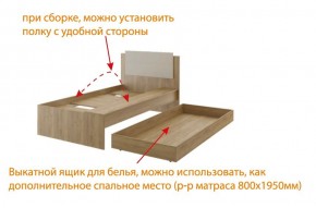 Дуглас (подростковая) М14 Кровать в Невьянске - nevyansk.ok-mebel.com | фото 5