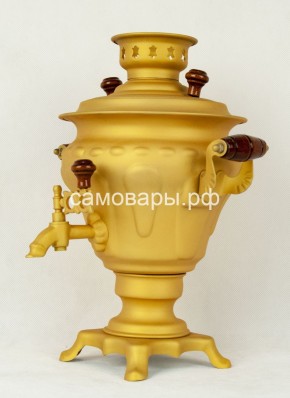 Электрический самовар "Русское золото" матовая груша на 2 литра (Ограниченная серия) в Невьянске - nevyansk.ok-mebel.com | фото