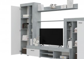 Гостиная Дельта (Бетон/Белый) в Невьянске - nevyansk.ok-mebel.com | фото 2