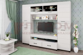 Гостиная Камелия Композиция 10 (Снежный ясень) в Невьянске - nevyansk.ok-mebel.com | фото