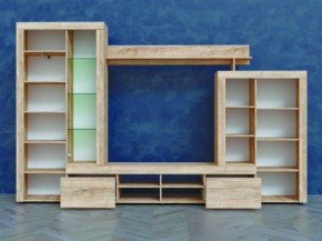 Гостиная МИРАЖ-1 (Дуб баррик) в Невьянске - nevyansk.ok-mebel.com | фото 2