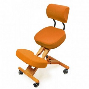 Коленный стул со спинкой Smartstool KW02В + Чехлы в Невьянске - nevyansk.ok-mebel.com | фото 4
