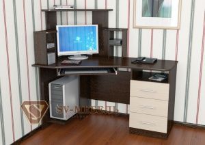 Компьютерный стол №3 в Невьянске - nevyansk.ok-mebel.com | фото 1