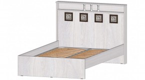 КОСТА-РИКА Кровать 1200 с основанием (анкор светлый) в Невьянске - nevyansk.ok-mebel.com | фото