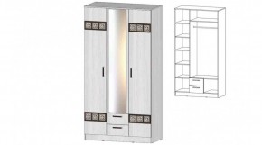 КОСТА-РИКА Шкаф 3-х створчатый (анкор светлый) в Невьянске - nevyansk.ok-mebel.com | фото