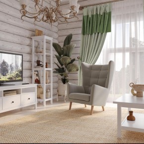 Кресло для отдыха Саари светло-серое, ткань рогожка в Невьянске - nevyansk.ok-mebel.com | фото 4
