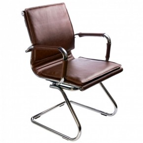Кресло для посетителя Бюрократ CH-993-Low-V/Brown коричневый в Невьянске - nevyansk.ok-mebel.com | фото 1
