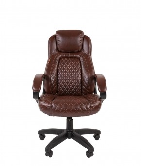 Кресло для руководителя  CHAIRMAN 432 (Экокожа коричневая) в Невьянске - nevyansk.ok-mebel.com | фото 2