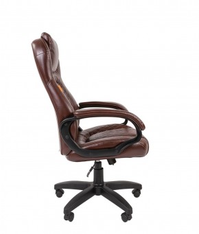 Кресло для руководителя  CHAIRMAN 432 (Экокожа коричневая) в Невьянске - nevyansk.ok-mebel.com | фото 3