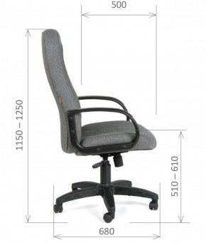 Кресло для руководителя  CHAIRMAN 685 СТ (ткань стандарт 10-356 черная) в Невьянске - nevyansk.ok-mebel.com | фото 6