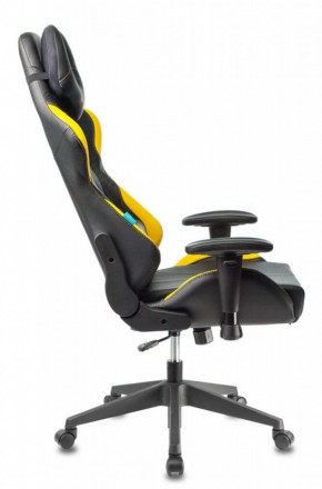Кресло игровое Бюрократ VIKING 5 AERO YELLOW черный/желтый в Невьянске - nevyansk.ok-mebel.com | фото 2
